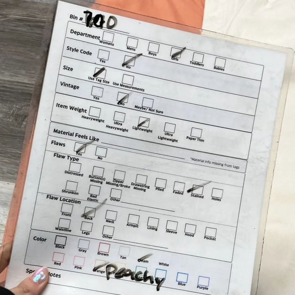 PacSun Kids Muted Clay Gardenia Cream Peachy Girls 12 High Rise Colorblock Pants - Picture 7 of 11